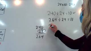4th Grade Division Number Talk