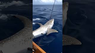 Rare Whale Shark Rescue on Open Sea: Marine Conservation Efforts Caught on Camera  #whaleshark