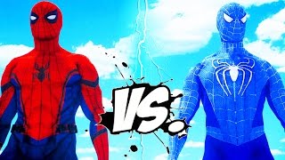 The Amazing Blue Spiderman vs Spider-Man (Civil War)