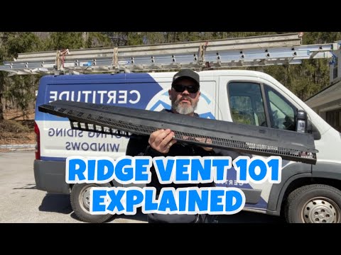 Ridge Vent 101 Quickly Explained Youtube
