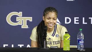 GTWBB Kara Dunn postgame press conference vs. Georgia State - Dec. 10, 2023