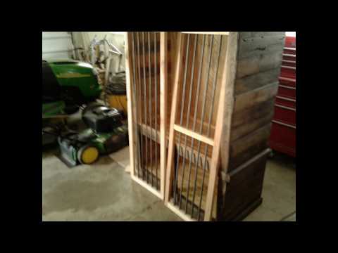 Pallet Wood Gun Cabinet one of a kind! Pallet Wood Gun Cabinet one of a kind!