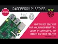 How to set  Static IP address for your Raspberry Pi