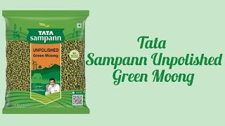 Tata sampann unpolished green moong recommended by chef sanjeev kapoor