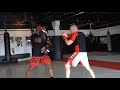 FusBoxe BOA & Sambo 1 training Center Thai Pad Work