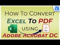 How to Convert Excel to PDF Using Adobe Acrobat DC