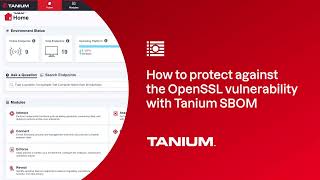 How Tanium Software Bill of Materials Can Help with OpenSSL v3 Vulnerability