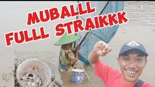 KEPOIN MAK LAGI NYADONG IKAN DI BENGAWAN SOLO FUULL STRAIKKK !!!!