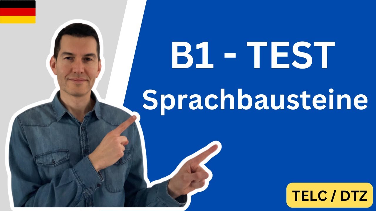 B1 Sprachbausteine Einfach Erklärt | TELC - DTZ B1 Test | Deutsch ...