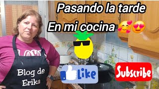 PASANDO LA TARDE EN MI COCINA👩‍🍳🔪🧺😋🐧