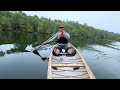 paddle with me esquif echo canoe sunset paddle quebec