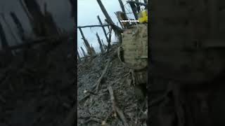 Terrifying POV footage. Video shows fierce trench warfare in Ukraine #shots #warinukraine