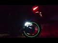 Glowing side rims (tron mode) green Velg menyala