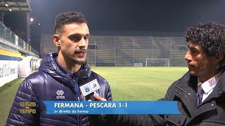 Fermana - Pescara 1-1 Cancellotti: "Il gol di Ferrari era regolare"