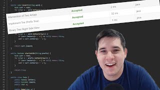 Solving Random LeetCode Problems Week 3 (Trie / Prefix Tree, BFS, Array Intersection)