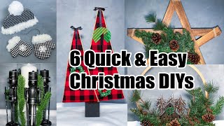 6 Quick & Easy Christmas DIYS on a Budget/Dollar Tree Christmas DIYs