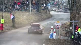 Rally Monte Carlo 2025  friday highlights action Stage 7- Stage 9 Ogier back to lead