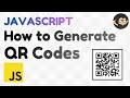Create QR Codes with JavaScript
