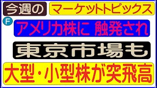 第149回(F)　アメリカ株に 触発され 東京市場も 2024年11月9日