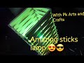 New Amazing ice cream stick lamp with Pk Arts and Crafts