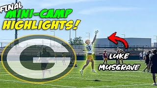 Reacting to Packers FINAL Mini-Camp Practice Highlights!!!