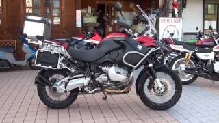 AKRAPOVICエキゾーストサウンド　素敵な親子タンデム　2009 BMWR1200GSアドベンチャー　2009 BMW R1200GS LC Adventure　京都府