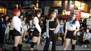 20220618 hongdae busking 홍대 미녀댄스팀 레이디비(Lady B) 버스킹 15 - BLACKPINK - ‘뚜두뚜두 (DDU-DU DDU-DU)’