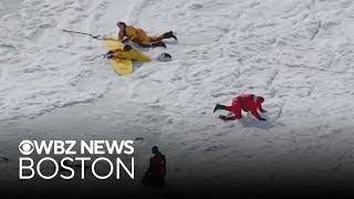 Woman killed, husband still missing after couple fell through ice on Cape Cod