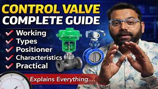 Control Valve Complete Guide | Working, Types, Positioner, Characteristics & Practical Explained