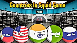 Countries In Squid Game😂[Funny And Mysterious]🤫🤫[Episode 5] #countryballs #worldprovinces