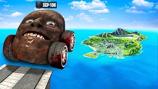 Jumping SCP CARS Across The ENTIRE MAP In GTA 5.. (Mods)