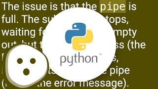 Python's Popen cleanup
