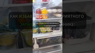 Как избавиться от неприятного запаха в холодильнике!#лайфхак #лайфхаки #уборка #хитрости #советы