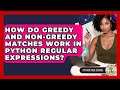 How Do Greedy And Non-greedy Matches Work In Python Regular Expressions? - Python Code School