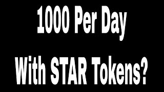 My $12 to $1000 Per Day Challenge (Star Tokens)