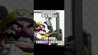 Wario is a forklift certified #nintendo #meme #fypシ #fyp #wario