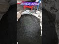 Rice husk is made into rice husk charcoal by using rice husk carbonization furnace#charcoal