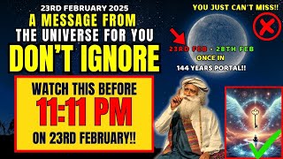 ✅222 Portal | You Got A SERIOUS MESSAGE From The UNIVERSE | 22 February 2025