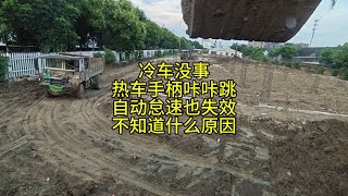 冷车没事，热车手柄咔咔跳，自动怠速也时效，不知道啥原因。