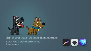 Complete animated game character creation 10 hours in 20 minutes start to finish.