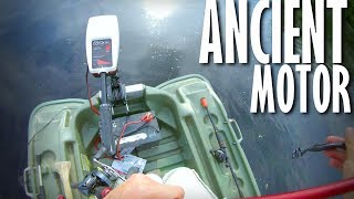 😳SUPER OLD MINN KOTA Trolling Motor..(does it work!?)