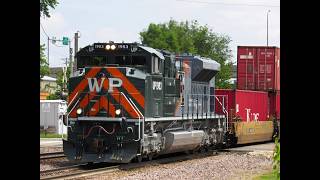 TRAIN ACTION IN ROCHELLE,  ILLINOIS!