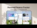 Personal Budget in Excel - Net Worth Tracker Animated #otherlevels