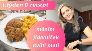 Měním jídelníček kvůli pleti ⎮1. týden ⎮Recept na květákovo batátové pyré a tuňákové placky