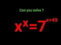 Math Exponential Problem | Find the Value of x in this Equation