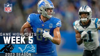 Carolina Panthers vs. Detroit Lions Game Highlights | NFL 2023 Week 5