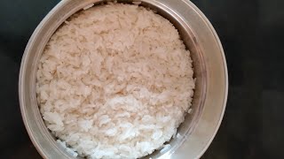 பானையில் சாதம் வடிப்பது எப்படி? cooking rice 🍚 in a pot