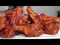 crispy bbq chicken wings au four ailes de poulet gout barbecue