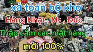 xả kho thanh lý cuối năm , ấm chén đồng, bộ xoong nồi, cưa xích, khoan bin …