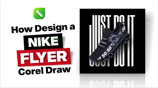 How to design Nike Flyer Design in CorelDraw!